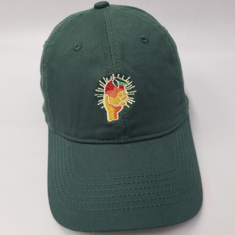 Solely Hat Adjustable Green‎ Fruit Snacks Brand Mango Logo Advertising Promo Men